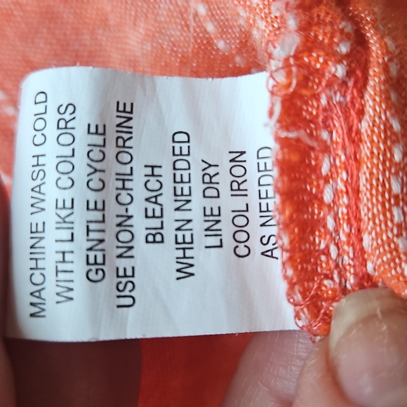 Blue Island Women's Pink Striped V-Neck Tassels Swim Cover Up Boho Dress‎ Small - Picture 9 of 9